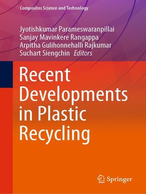 cover image of Recent Developments in Plastic Recycling